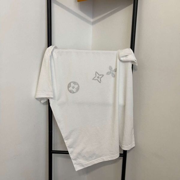 men's casual short-sleeved t-shirt summer new trend diamond printing youth all-match slim light luxury top, White;black
men's casual short-sleeved t-shirt summer new trend diamond printing youth all-match slim light luxury top, White;black