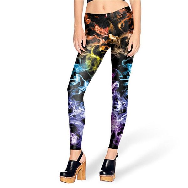 women's leggings fashion camouflage women colored smoke style fitness printed leggins for, Black
women's leggings fashion camouflage women colored smoke style fitness printed leggins for, Black