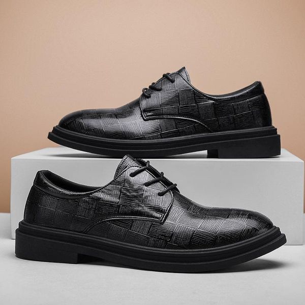 dress shoes genuine leather men breathable flats fashion casual soft comfortable lace up moccasins, Black
dress shoes genuine leather men breathable flats fashion casual soft comfortable lace up moccasins, Black