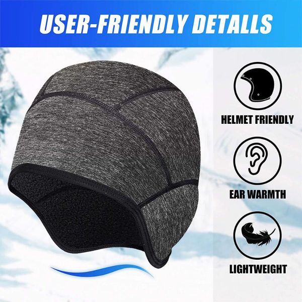 winter cycling cap windproof ski running skiing motocycle riding warm fleece thermal hat men women mtb bike headwear caps & masks, Black
winter cycling cap windproof ski running skiing motocycle riding warm fleece thermal hat men women mtb bike headwear caps & masks, Black