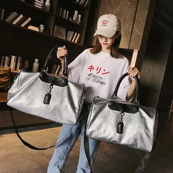 silver sports bag lady luggage in travel bags with tag duffel gym leather women yoga fitness sport big outdoor
silver sports bag lady luggage in travel bags with tag duffel gym leather women yoga fitness sport big outdoor