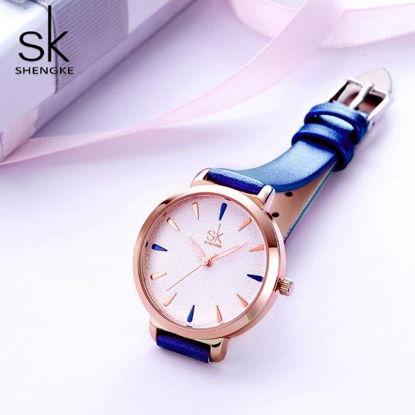 wristwatches shengke fashion watch watches colorful causal quartz female luminous dial leather relogio feminino with box, Slivery;brown
wristwatches shengke fashion watch watches colorful causal quartz female luminous dial leather relogio feminino with box, Slivery;brown