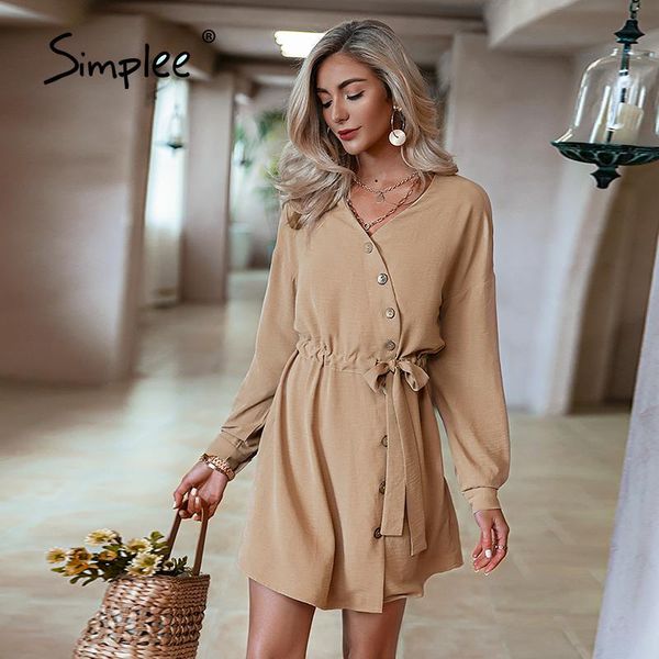 simplee elegant solid office summer dress women long sleeve lace-up bottons dresses spring casual v-neck daily wear bow, Black;gray
simplee elegant solid office summer dress women long sleeve lace-up bottons dresses spring casual v-neck daily wear bow, Black;gray
