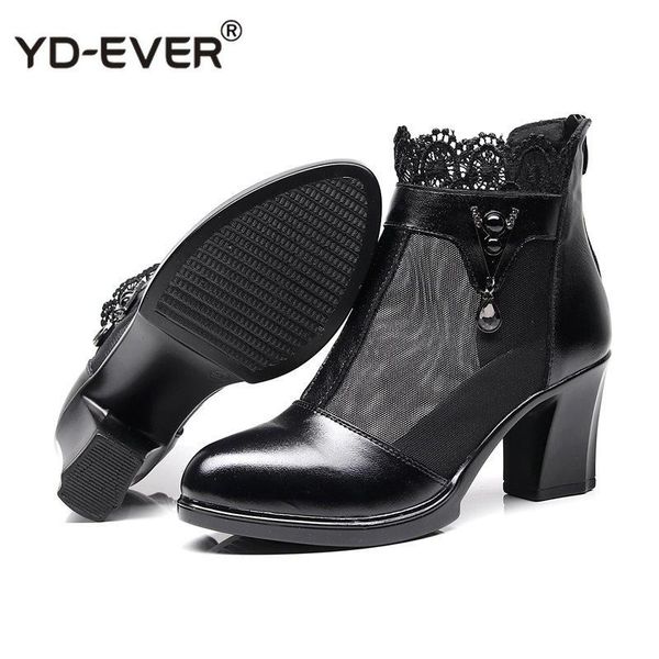 boots women genuine leather ankle lace summer zapatos chaussures femme square high heel shoes, Black
boots women genuine leather ankle lace summer zapatos chaussures femme square high heel shoes, Black