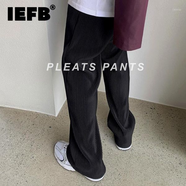 men's pants men's wear pleated casual for male 2022 autumn korean style trendy loose straight wide legs 9y3458, Black
men's pants men's wear pleated casual for male 2022 autumn korean style trendy loose straight wide legs 9y3458, Black