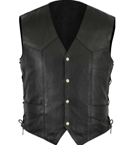 men's vests 2022 men 's autumn and winter v-neck pu leather vest stitching single-breasted suit, Black;white
men's vests 2022 men 's autumn and winter v-neck pu leather vest stitching single-breasted suit, Black;white