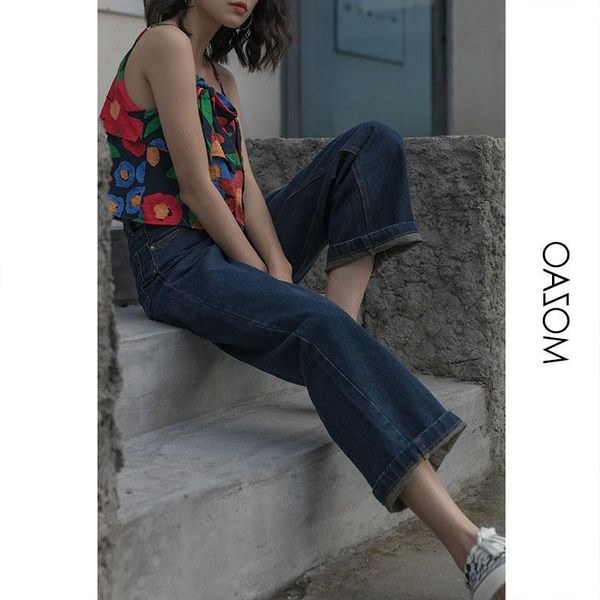 women's jeans foreign trade 2021 summer thin section was and loose french high-waisted nine-point wide-leg pants, Blue
women's jeans foreign trade 2021 summer thin section was and loose french high-waisted nine-point wide-leg pants, Blue