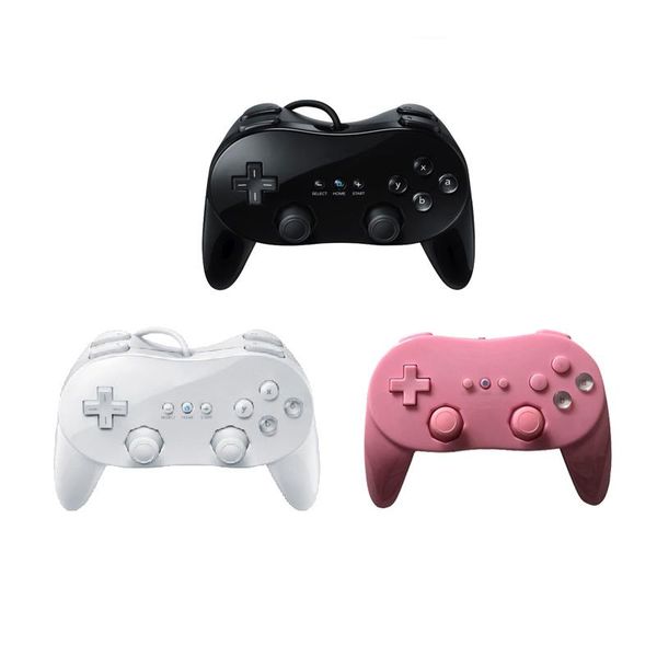 white/black classic wired game controller gaming pro remote gamepad for wii controllers & joysticks
white/black classic wired game controller gaming pro remote gamepad for wii controllers & joysticks