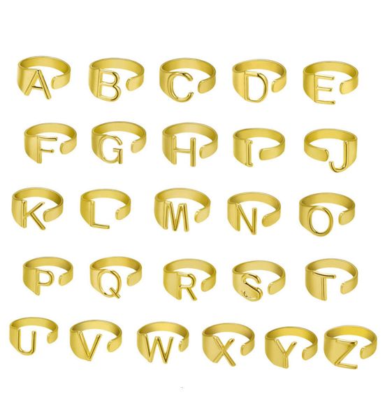 ring jewelry personality 26 adjustable opening letter ring, Black
ring jewelry personality 26 adjustable opening letter ring, Black