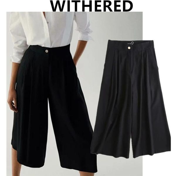 women's two piece pants elmsk women england fashion vintage high waist pleated culotte casual ankle wide leg pantalones mujer trousers, White
women's two piece pants elmsk women england fashion vintage high waist pleated culotte casual ankle wide leg pantalones mujer trousers, White