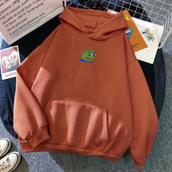 men's hoodies & sweatshirts sad frog print male creative sport pullovers mens streetwear fleece loose comfortable, Black
men's hoodies & sweatshirts sad frog print male creative sport pullovers mens streetwear fleece loose comfortable, Black