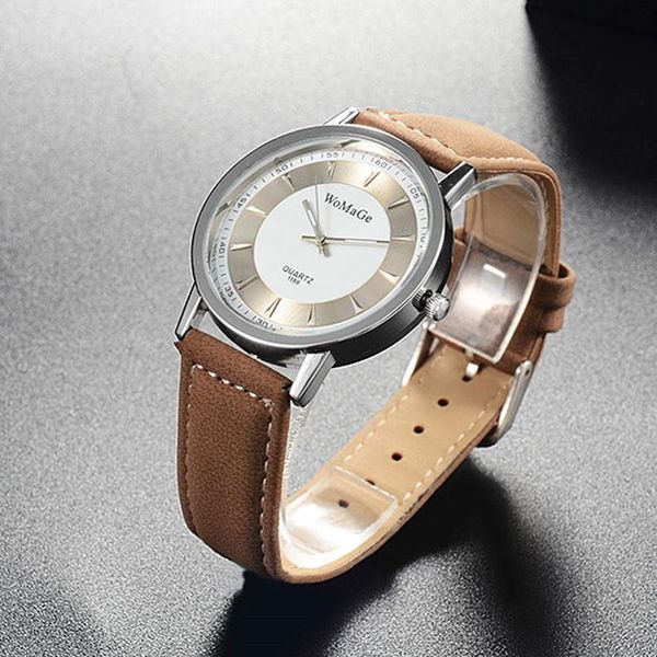 wristwatches pu leather band men watch quartz business brife watches analog clock relogio masculino mens reloj hombre, Slivery;brown
wristwatches pu leather band men watch quartz business brife watches analog clock relogio masculino mens reloj hombre, Slivery;brown