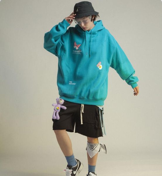 men's hoodies & sweatshirts hip hop fleece hooded men daisy butterfly print cotton winter thicken harajuku ovesized couple pullover, Black
men's hoodies & sweatshirts hip hop fleece hooded men daisy butterfly print cotton winter thicken harajuku ovesized couple pullover, Black