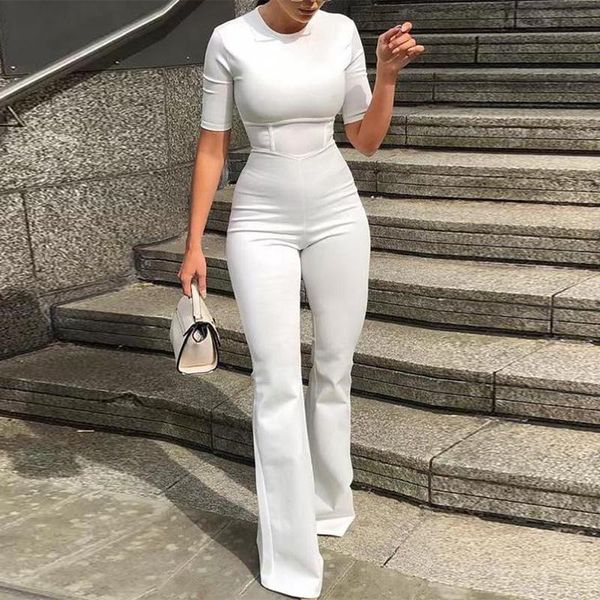 women's jumpsuits & rompers women short sleeve bell-bottom jumpsuit romper one piece overalls, Black;white
women's jumpsuits & rompers women short sleeve bell-bottom jumpsuit romper one piece overalls, Black;white