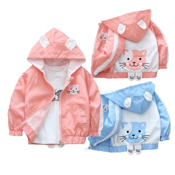 jackets cute cat girls coat spring autumn windbreaker jacket for kids 1-6 years old children birthday present outerwear, Blue;gray
jackets cute cat girls coat spring autumn windbreaker jacket for kids 1-6 years old children birthday present outerwear, Blue;gray