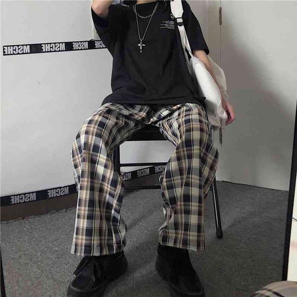womens plaid wide leg pants vintage black blue checked trousers for female joggers autumn student hip hop sweatpants latest, Black;white
womens plaid wide leg pants vintage black blue checked trousers for female joggers autumn student hip hop sweatpants latest, Black;white