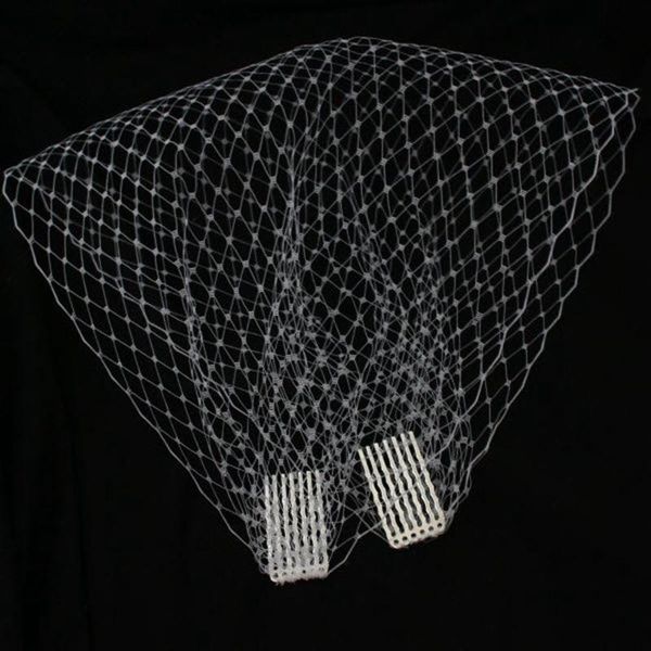 bridal veils white/ivory birdcage veil made with french netting handmade blusher wedding day simpe for the bride, Black
bridal veils white/ivory birdcage veil made with french netting handmade blusher wedding day simpe for the bride, Black