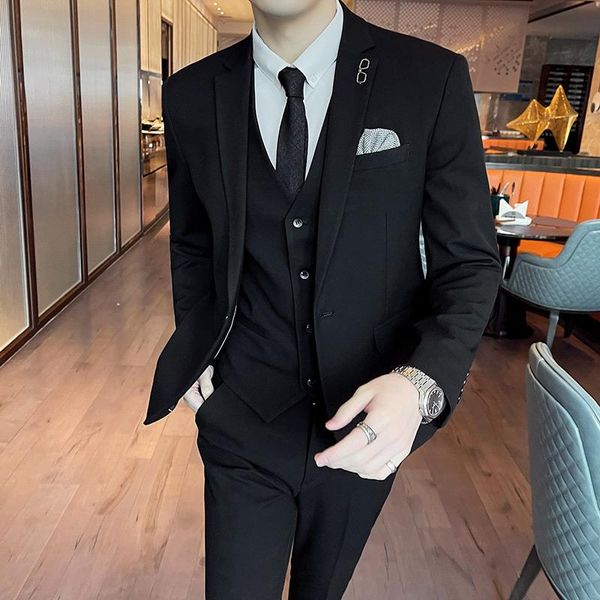 men's suits & blazers mogu 3 piece men suit ( jacket + vest pants ) solid formal slim fit prom groomsmen wedding party tuxedo, White;black
men's suits & blazers mogu 3 piece men suit ( jacket + vest pants ) solid formal slim fit prom groomsmen wedding party tuxedo, White;black