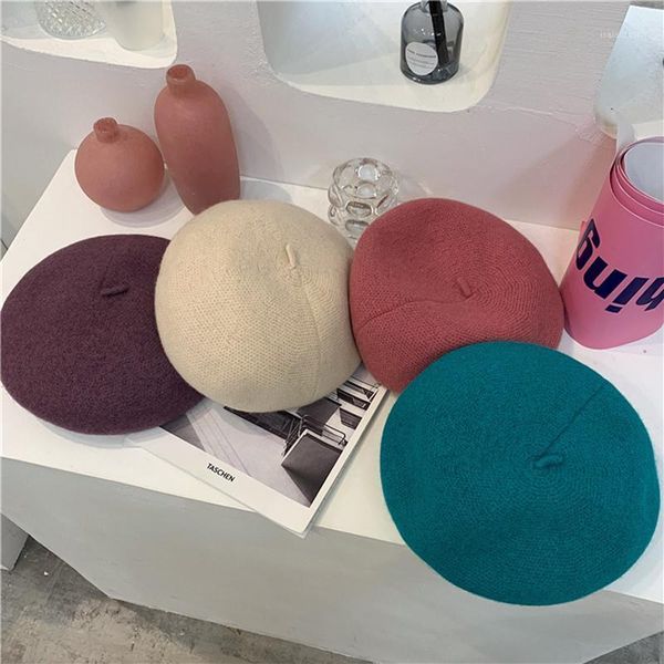 berets &dolphin women fine wool british style japanese korean wild models knitting artist cap winter painter beanie hat, Blue;gray
berets &dolphin women fine wool british style japanese korean wild models knitting artist cap winter painter beanie hat, Blue;gray