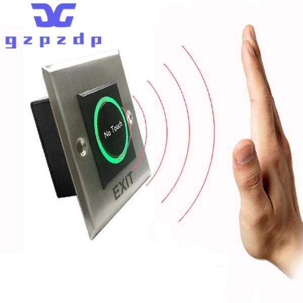 square stainless steel metal touchless door release switch ir contactless infrared no touch exit button fingerprint access control
square stainless steel metal touchless door release switch ir contactless infrared no touch exit button fingerprint access control