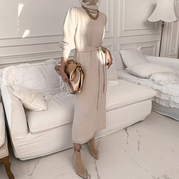 casual dresses 2021 korean fashion autumn winter womens dress solid color retro lantern sleeve pullover thicken women turtleneck, Black;gray
casual dresses 2021 korean fashion autumn winter womens dress solid color retro lantern sleeve pullover thicken women turtleneck, Black;gray
