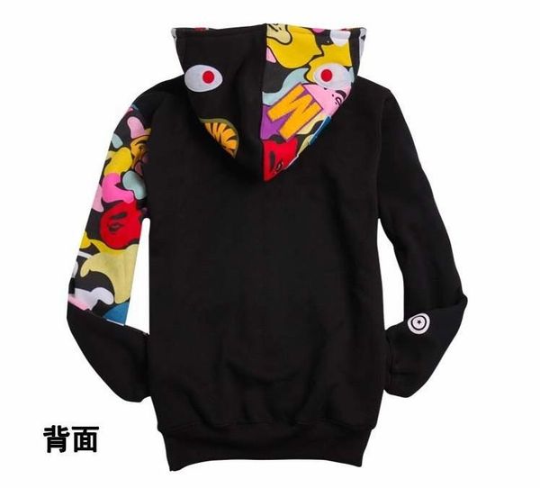 men's hoodies & sweatshirts colorful printed hoody couples wearjacket streetwear clothes vintage harajuku, Black
men's hoodies & sweatshirts colorful printed hoody couples wearjacket streetwear clothes vintage harajuku, Black