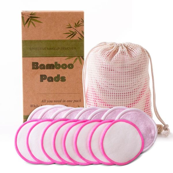 reusable bamboo makeup remover cotton pads 16pcs/set washable rounds cleansing facial make up removal pad tool 1370
reusable bamboo makeup remover cotton pads 16pcs/set washable rounds cleansing facial make up removal pad tool 1370