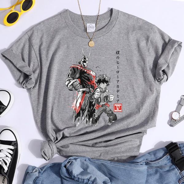 women's t-shirt my hero academia printing women clothes shirts fitted s-xxxl fashion hip hop clothing vintage big size female, White
women's t-shirt my hero academia printing women clothes shirts fitted s-xxxl fashion hip hop clothing vintage big size female, White