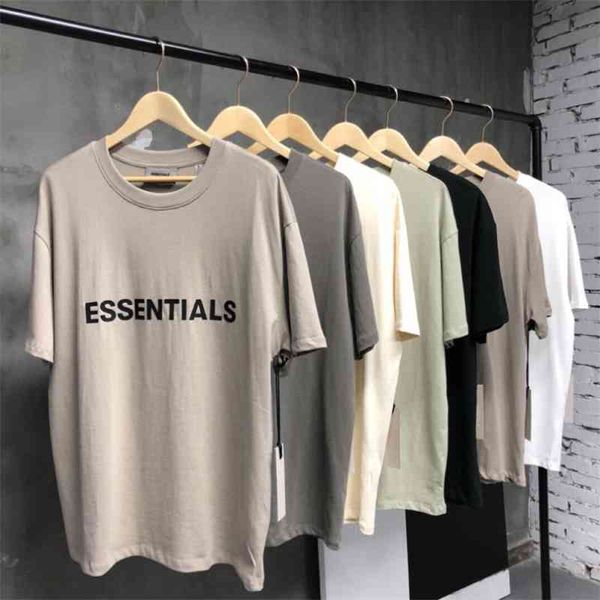 Feel of God fog high street double thread essentials stereo silicone letter short sleeve T-shirt loose and casual, White
Feel of God fog high street double thread essentials stereo silicone letter short sleeve T-shirt loose and casual, White