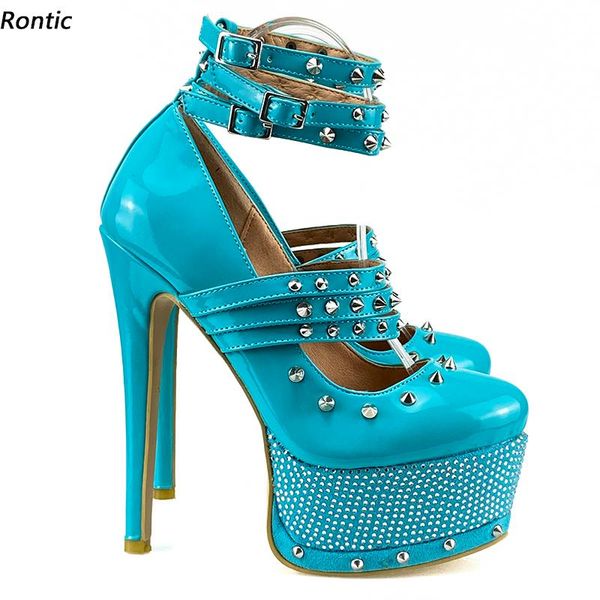 dress shoes women platform pumps ankle strap rhinestone studs stiletto heels round toe lake blue night club us size 5-20, Black
dress shoes women platform pumps ankle strap rhinestone studs stiletto heels round toe lake blue night club us size 5-20, Black