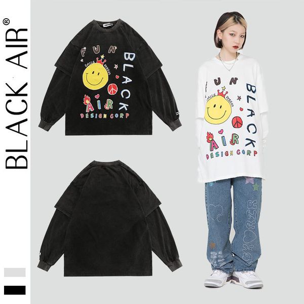 blackair autumn and winter long sleeve foam printing creative fun peace men's neutral street sweater, Black
blackair autumn and winter long sleeve foam printing creative fun peace men's neutral street sweater, Black