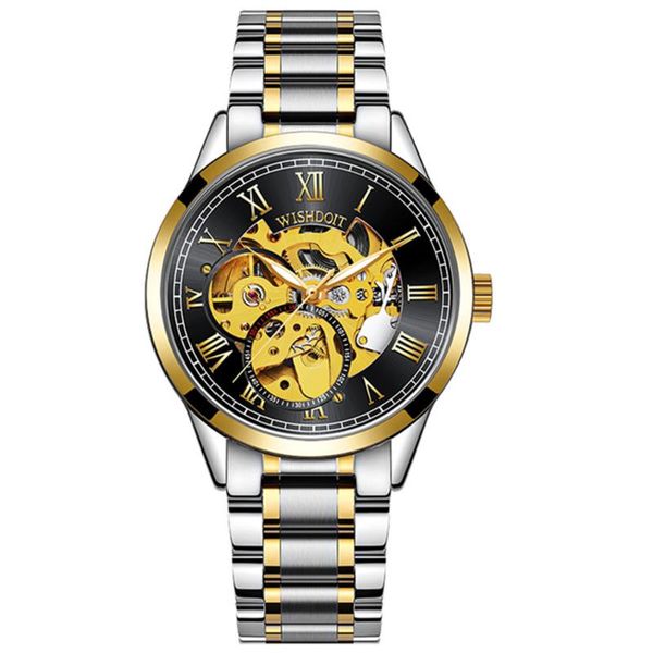 wristwatches wishdoit automatic mechanical men brand stainless steel mens skeleton watches waterproof luminous clock relogio masculino, Slivery;brown
wristwatches wishdoit automatic mechanical men brand stainless steel mens skeleton watches waterproof luminous clock relogio masculino, Slivery;brown