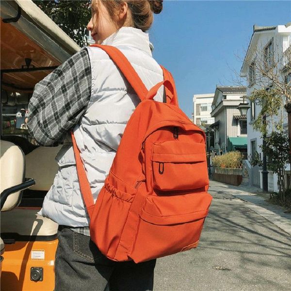 backpack style waterproof nylon womens harajuku solid color casual teenagers campus large capacity ladies schoolbag
backpack style waterproof nylon womens harajuku solid color casual teenagers campus large capacity ladies schoolbag