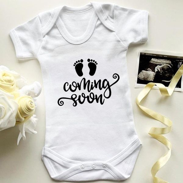 rompers coming soon born baby bodyusit pregnancy announcement summer cotton boys girls outfits, Blue
rompers coming soon born baby bodyusit pregnancy announcement summer cotton boys girls outfits, Blue