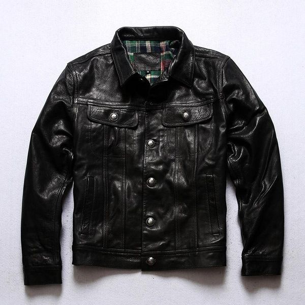 men's leather & faux fast ,men's large size genuine jacket sheepskin motor rider casual vintage russia coat, Black
men's leather & faux fast ,men's large size genuine jacket sheepskin motor rider casual vintage russia coat, Black