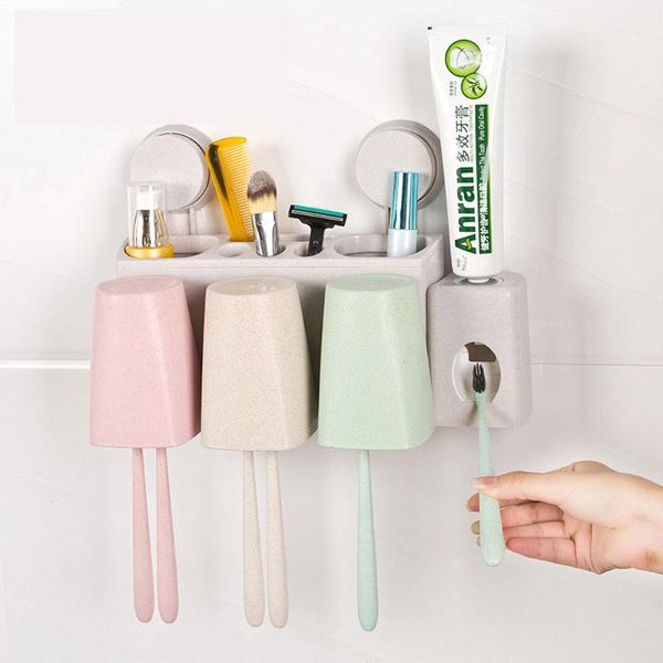 hooks & rails wall mounted toothbrush toiletries toothpaste holder rack with cups toiletry items storage for family washroom bathroom
hooks & rails wall mounted toothbrush toiletries toothpaste holder rack with cups toiletry items storage for family washroom bathroom
