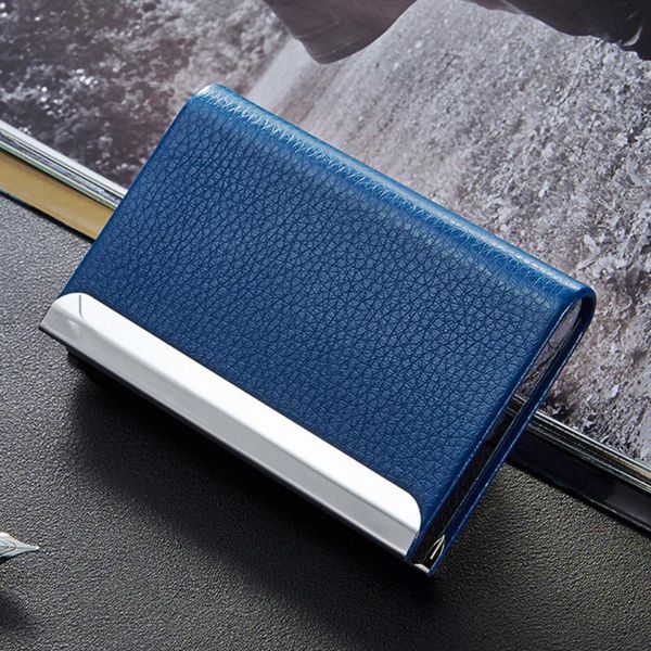card holders name holder gift fashion storage bag case pu leather credit wallet box portable mini solid business, Brown;gray
card holders name holder gift fashion storage bag case pu leather credit wallet box portable mini solid business, Brown;gray
