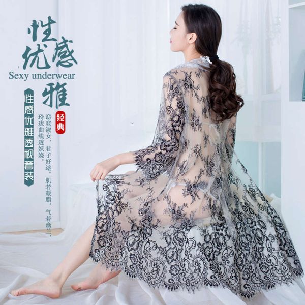 grade skirt high erotic underwear net gauze dew breast passion suit perspective drs lace embroidered belly bag three piece pajamas, Black;white
grade skirt high erotic underwear net gauze dew breast passion suit perspective drs lace embroidered belly bag three piece pajamas, Black;white