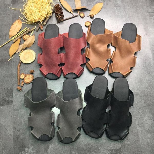 slippers summer genuine leather shoes flat platform slipper women flip flops hollow open toes beach, Black
slippers summer genuine leather shoes flat platform slipper women flip flops hollow open toes beach, Black