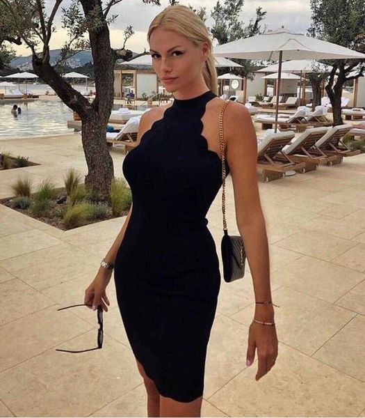 4 colors summer dress women fashion black bandage elegant designer xmas party vestido 210527, Black;gray
4 colors summer dress women fashion black bandage elegant designer xmas party vestido 210527, Black;gray