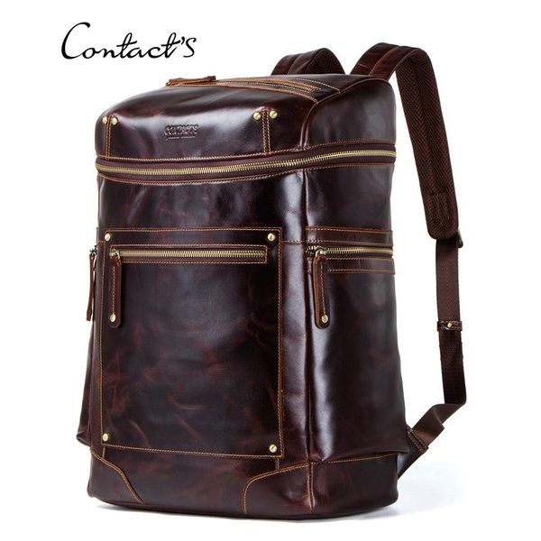 backpack crazy horse leather men multifunctional travel handbag 100% vintage men' stravel weekend bag high quality
backpack crazy horse leather men multifunctional travel handbag 100% vintage men' stravel weekend bag high quality