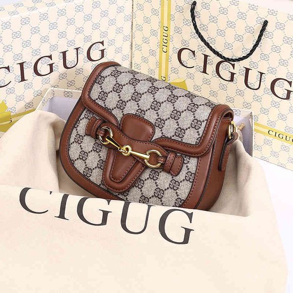 1955 saddle female messenger horse rank buckle messenger bag single shoulder ni same bag fashion