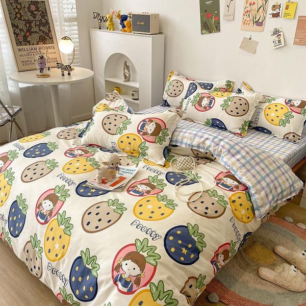 bedding sets duvet cover set 3/4 pieces strawberry and girl pattern bedclothes include bedsheet pillowcase comforter girlish oceania
bedding sets duvet cover set 3/4 pieces strawberry and girl pattern bedclothes include bedsheet pillowcase comforter girlish oceania