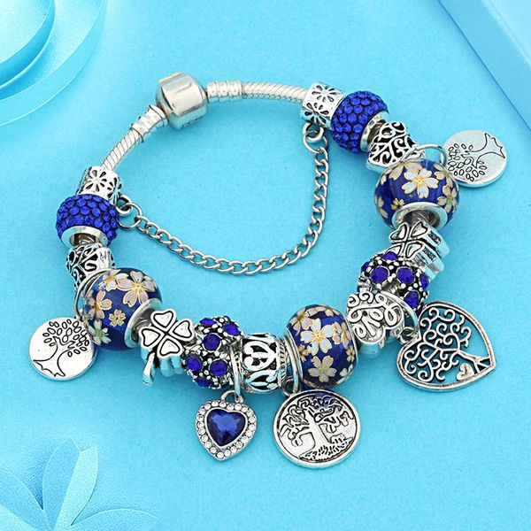 charm bracelets leabyl drop dark blue tree of life diy bracelet silver color plant heart handmade bead pulsera hombre, Golden;silver
charm bracelets leabyl drop dark blue tree of life diy bracelet silver color plant heart handmade bead pulsera hombre, Golden;silver