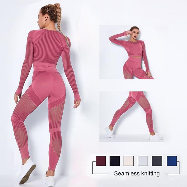 yoga outfit 2 piece set women seamless slim-fitting wear sports quick-drying clothes hip tight-fitting striped hollow fitness pants
yoga outfit 2 piece set women seamless slim-fitting wear sports quick-drying clothes hip tight-fitting striped hollow fitness pants