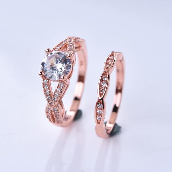 wedding rings trendy engagement ring set rose gold for women anniversary bands bridal sets jewelry, Slivery;golden
wedding rings trendy engagement ring set rose gold for women anniversary bands bridal sets jewelry, Slivery;golden