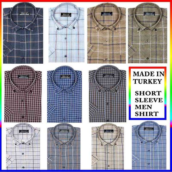 70% off outlet online plaid shirt men summer cotton short sleeve hawaiian casual checkered fashion dress clothes turkey varetta, White;black
70% off outlet online plaid shirt men summer cotton short sleeve hawaiian casual checkered fashion dress clothes turkey varetta, White;black