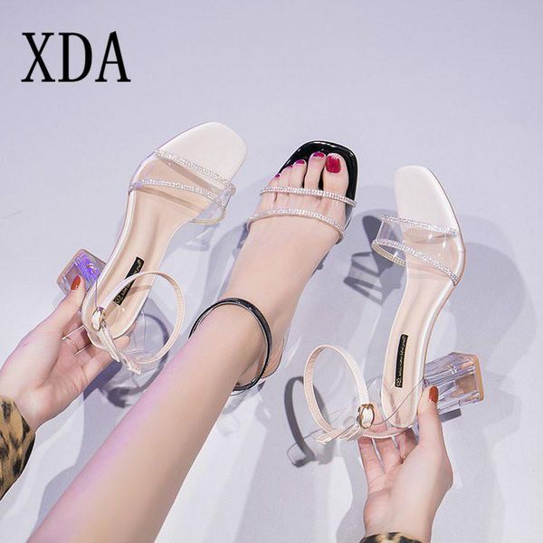clear pvc sandals women transparent crystal high heel waterproof beach casual fashion, Black
clear pvc sandals women transparent crystal high heel waterproof beach casual fashion, Black