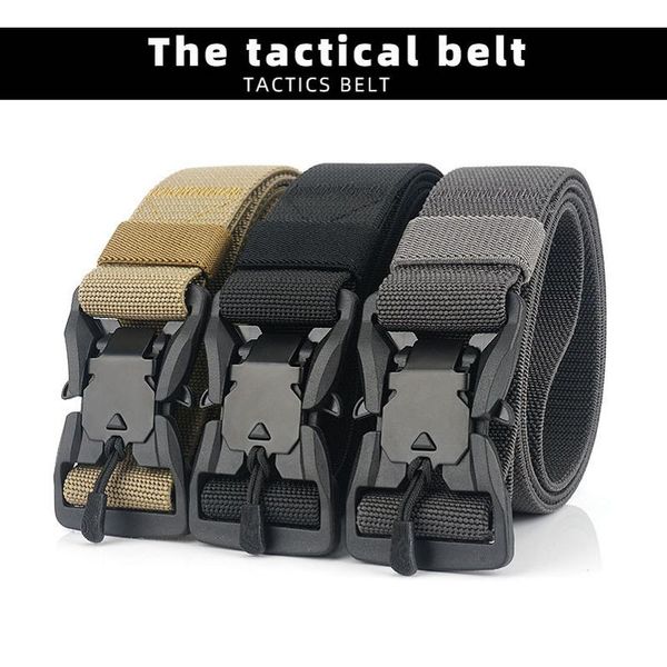 belts men's belt tactical for outdoor fishing hunting multi function buckle waistband leisure quick release nylon elastic, Black;brown
belts men's belt tactical for outdoor fishing hunting multi function buckle waistband leisure quick release nylon elastic, Black;brown