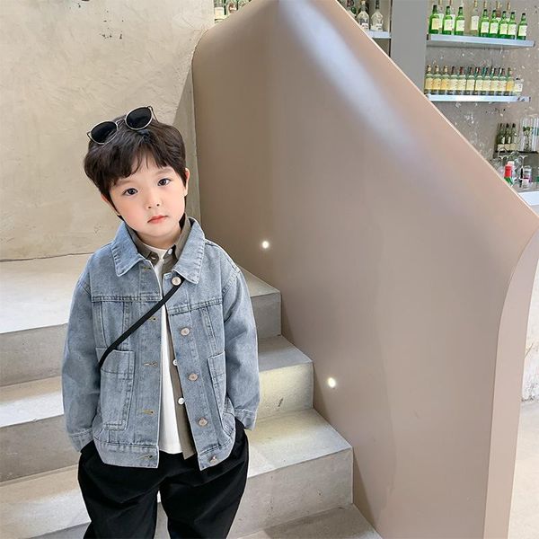 jackets 2021 arrival season changing denim jacket jeans coat outerwear clothes 10-233, Blue;gray